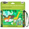 Animal Menagerie Two Sided On-The-Go Puzzle