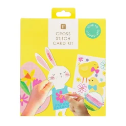 Bunny Cross Stitch Easter Card Kit