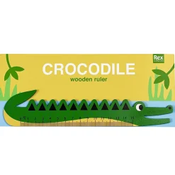 Crocodile Wooden Ruler
