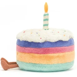 Jellycat Amuseable Rainbow Birthday Cake Large