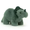 Jellycat Fossilly Triceratops Mini Dinosaur
