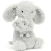 Jellycat Huddles Grey Elephant