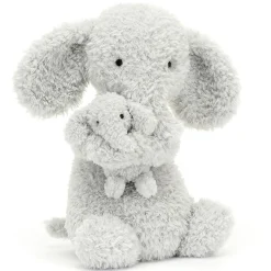 Jellycat Huddles Grey Elephant
