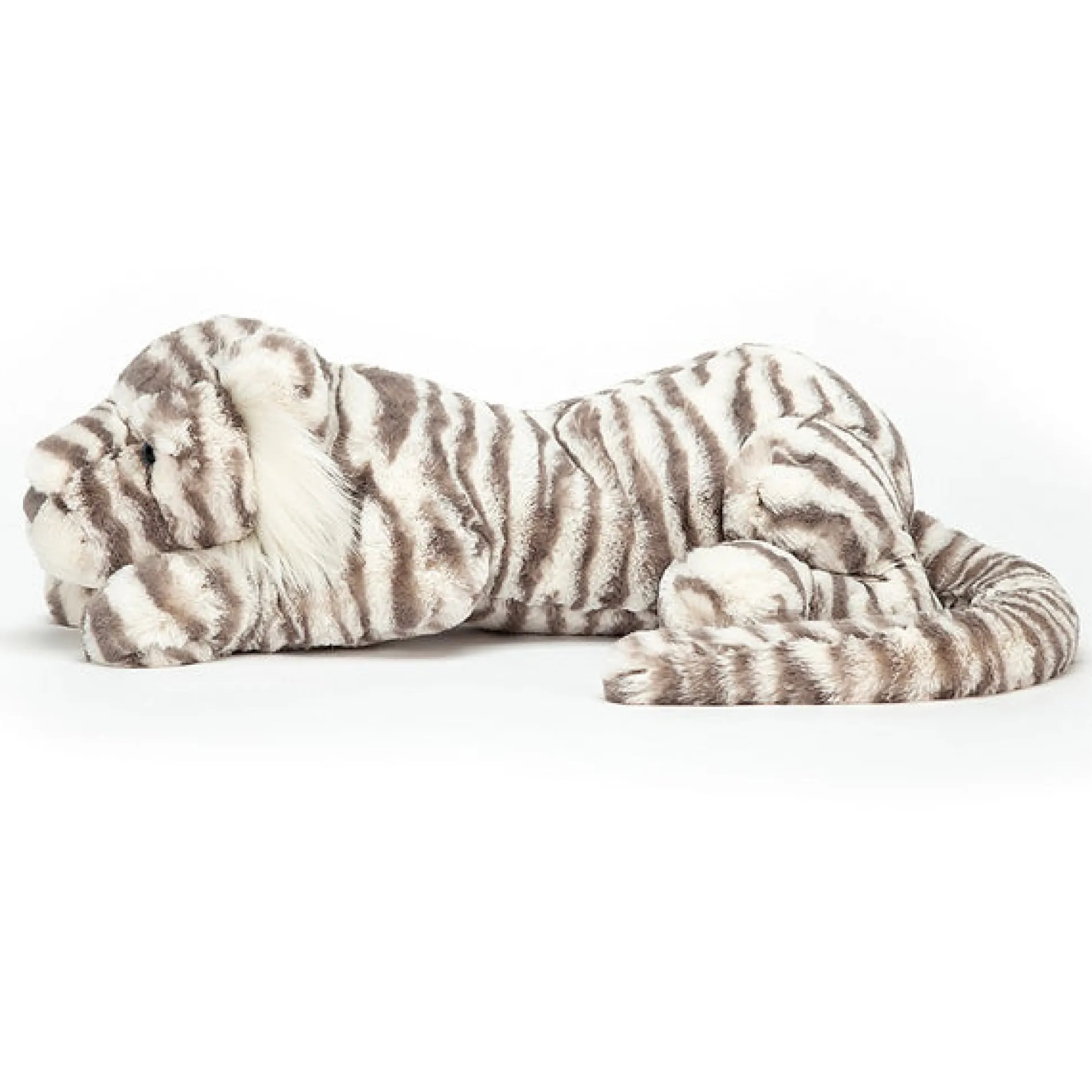 Jellycat Sacha Snow Tiger Little