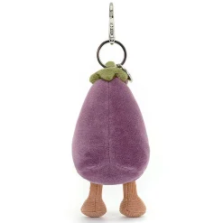 Jellycat Vivacious Aubergine Bag Charm