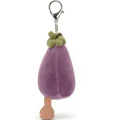 Jellycat Vivacious Aubergine Bag Charm