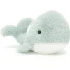 Jellycat Wavelly Whale Grey