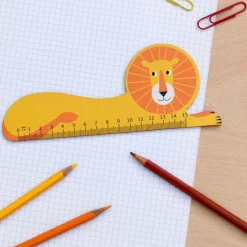 Lion Wooden Ruler