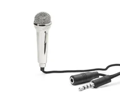 Mini Karaoke Silver Microphone