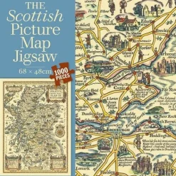 Scottish Picture Map Jigsaw Puzzle