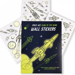 Space Age Glow In The Dark Wall Stickers